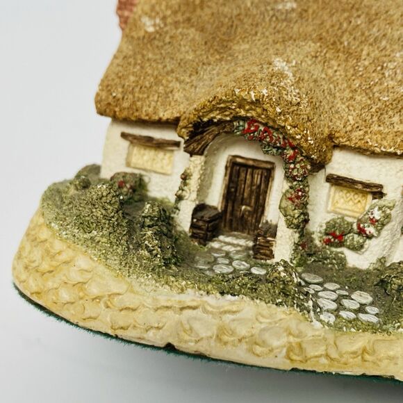Vintage 1980 David Winter Rose Cottage Hand-Painted House Figurine Great Britain - Picture 3 of 12